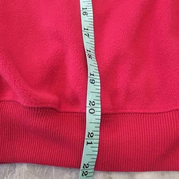 Alfred Dunner Red Embroidered Fleece Sweatshirt Petite Small PS - Picture 7 of 8